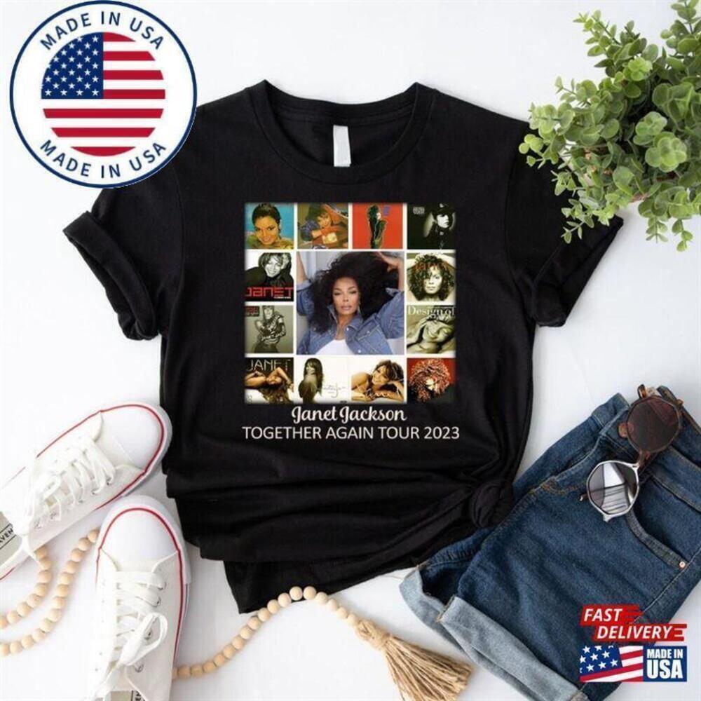 Janet Jackson Together Again Tour Unisex Concert TShirt